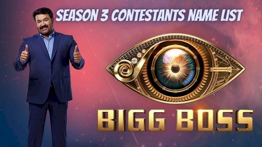 Bigg Boss Malayalam Season 3 Contestants