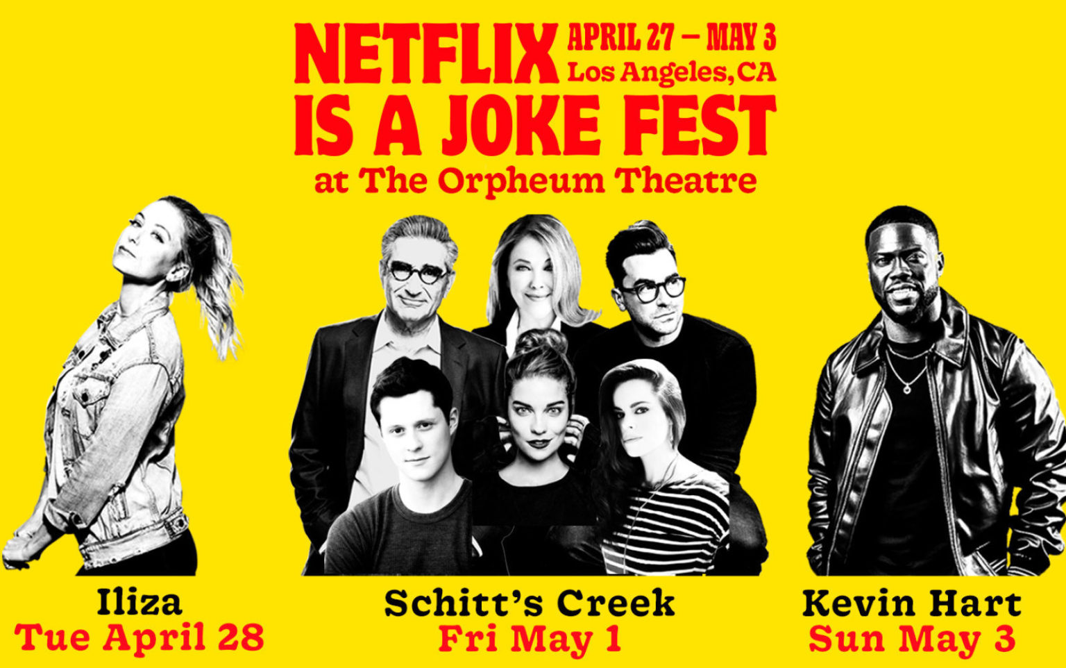 Netflix Is A Joke Fest LineUP, Dates, Online Tickets, Live Comedy