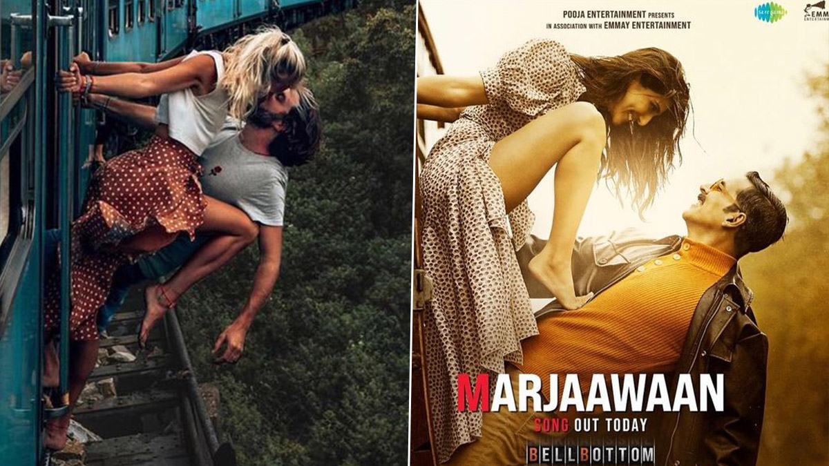 Akshay Kumar-Vani Kapoor's Upcoming Movie Song Marjaawaan Poster Copied From Instagram picture of Infamous Belgian Travel Couple