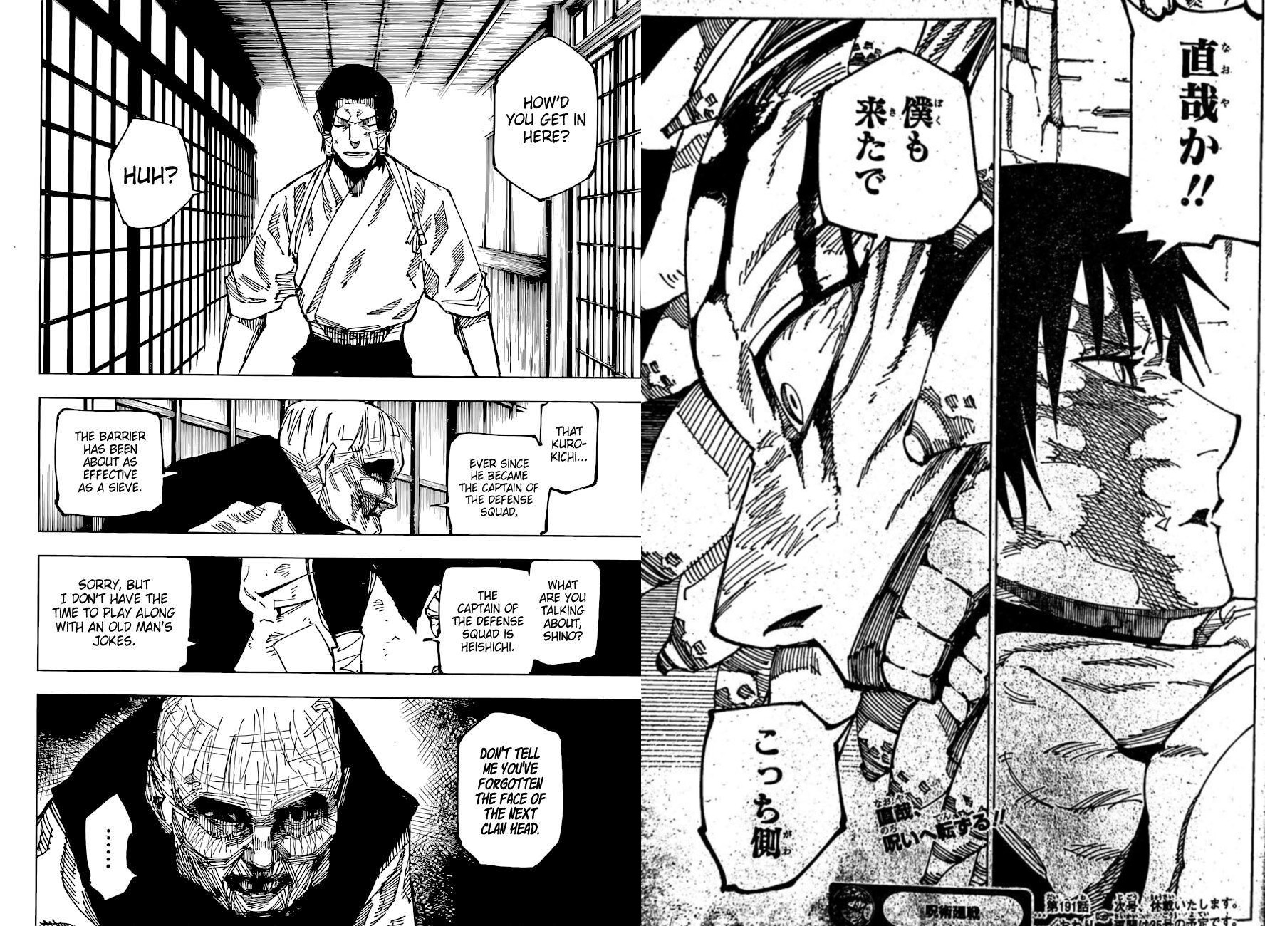 Jujutsu Kaisen Chapter 191 Where To Watch Spoilers Date & Time Raw Scans