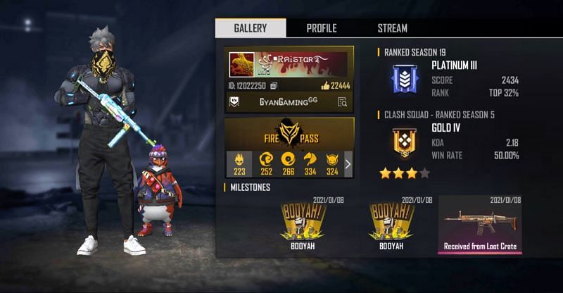 Raistar Stats Free Fire Id Gameplay Kd Ratio Gameplay Duo Squad Matches Youtube Channel