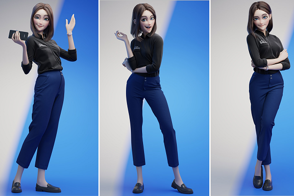 Who Is Sam Samantha Samsung 3d Character Virtual Assistant Age Name Rule
