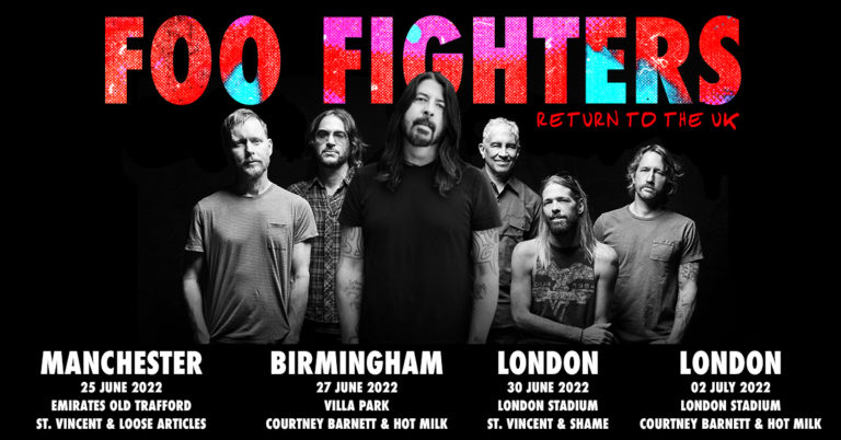 foo fighters uk tour vip tickets
